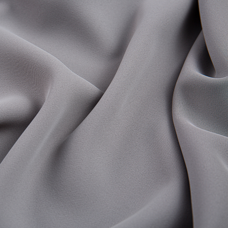 HY016 260gms gray matte texture breathable four way stretch spandex fabric para sa sportswear, casual fashion