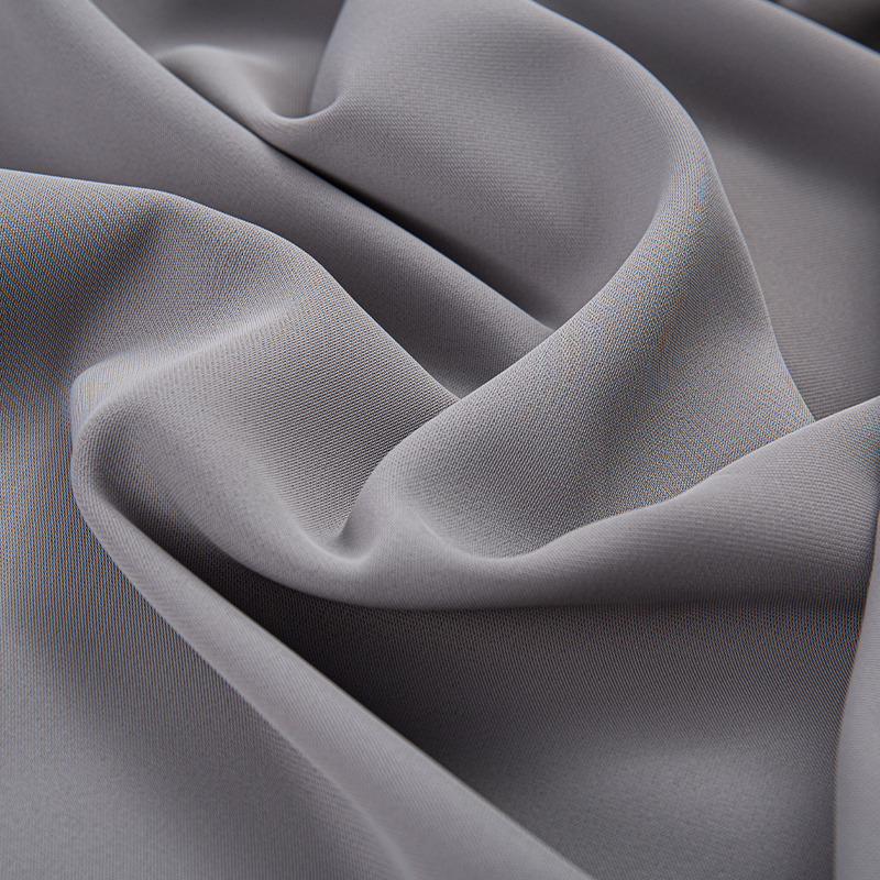 HY016 260gms gray matte texture breathable four way stretch spandex fabric para sa sportswear, casual fashion