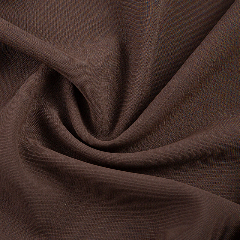 HY297 Madilim na kayumanggi 260GSM 150D matte na filament na may apat na panig na kahabaan na double-layer na tela polyester 4 na paraan na stretch fabric para sa swimwear