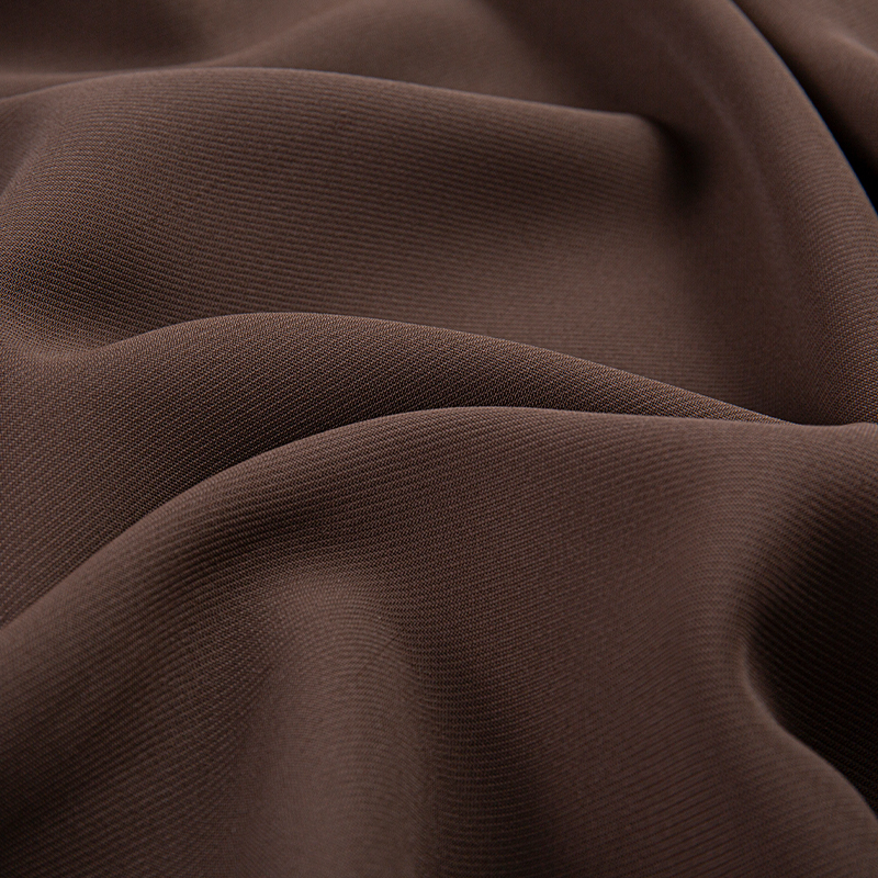 HY297 Madilim na kayumanggi 260GSM 150D matte na filament na may apat na panig na kahabaan na double-layer na tela polyester 4 na paraan na stretch fabric para sa swimwear