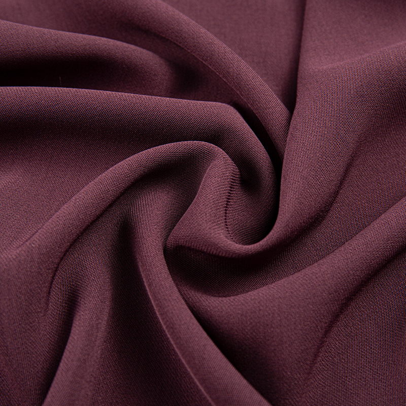 HY587 230GSM Imitation acetate Lelis Dark Purple mesh fabric para sa pambabaeng damit at sportswear