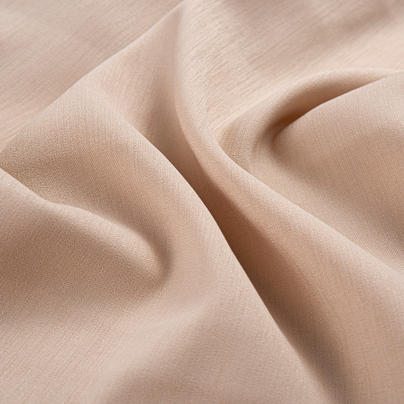 DS586 Makinis at makahinga na Doris 3/1 twill Polyester Light Pink na tela
