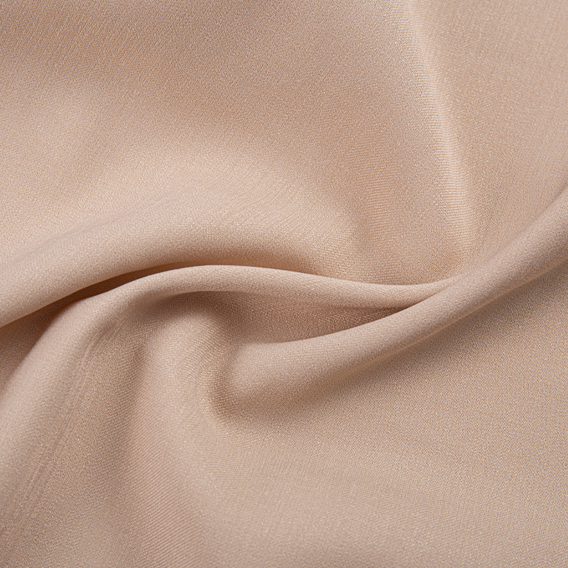 DS586 Makinis at makahinga na Doris 3/1 twill Polyester Light Pink na tela