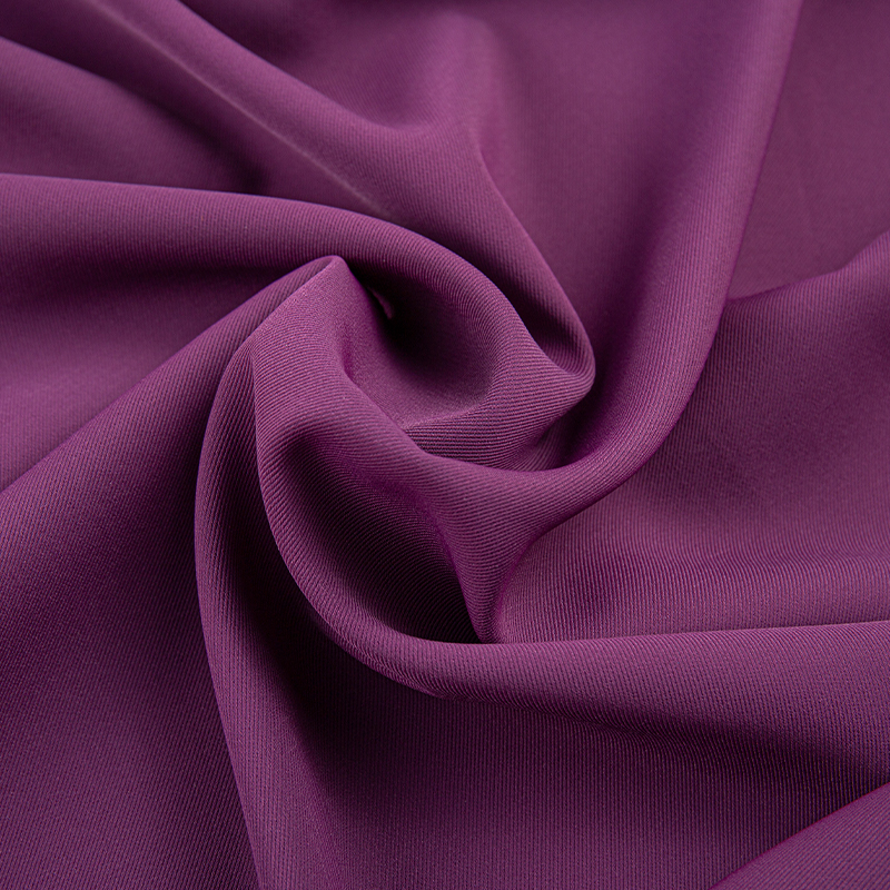 HY325 260GSM Purple SPH Morgan silk fabric para sa high-end na fashion at light luxury na pantalon