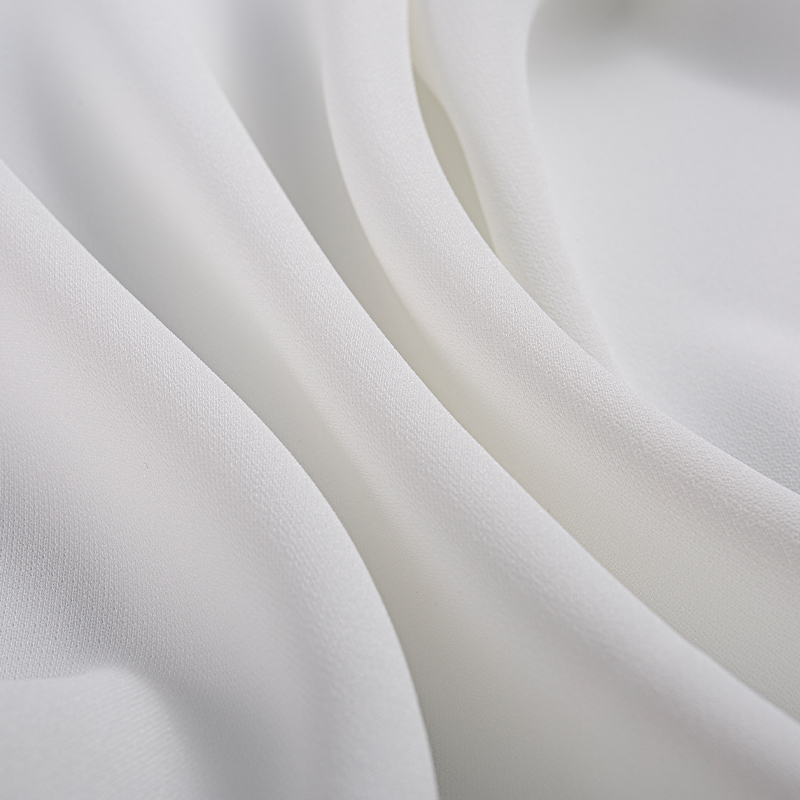 DS529 CEY White double-sided sirang card composite fabric para sa business wear at functional uniforms