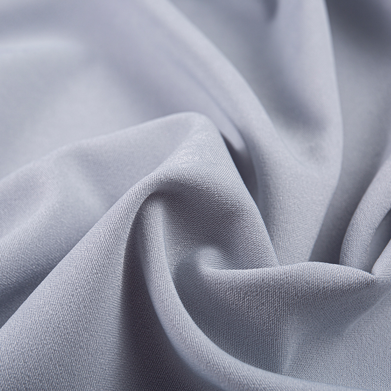 HY275 Gray Polyester-spandex composite silk ice flower velvet fabric