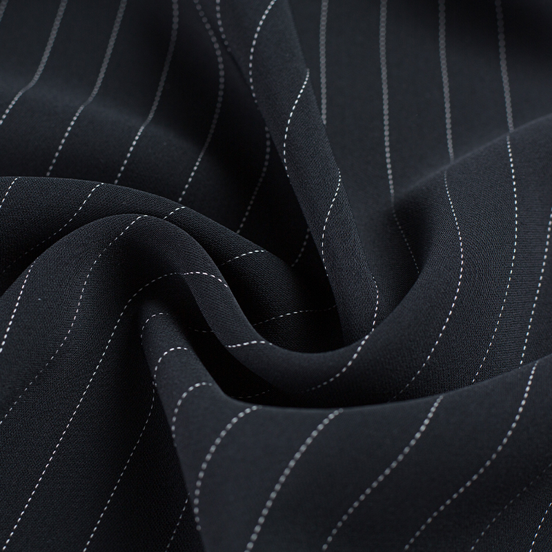 DS52(HY129) 236GSM 99%P 1% Rayon CEY Rayon Stripe CEY na Tela